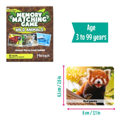 Menique 40 pairs featuring animals to boost visual memory during play.