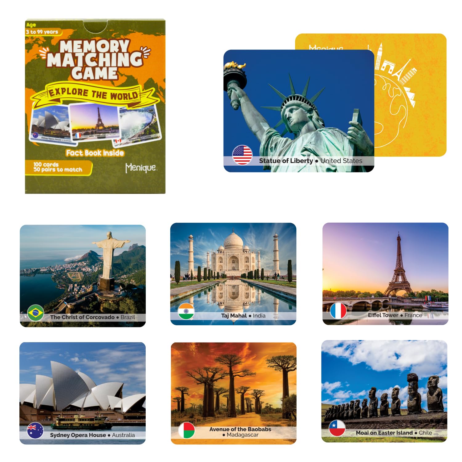 Menique travel-friendly set stays compact and easy to pack.