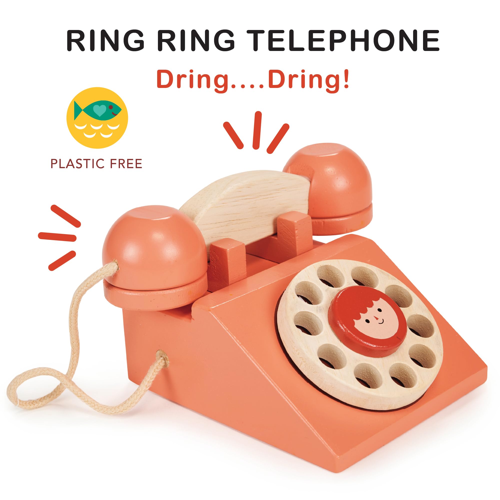 Close-up of the rotary dial shows realistic turning action to aid dexterity.