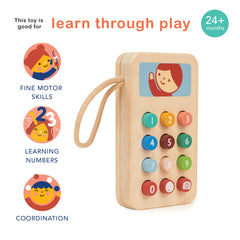 Mentari's 12 vibrant buttons encourage tactile engagement and language exploration.