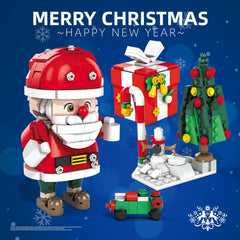 MENTOJOY TOY BUILDING BLOCKS Holiday display centerpiece promotes festive ambiance.