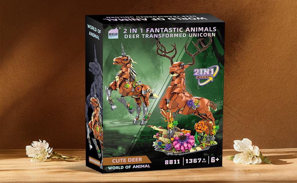 MENTOJOY Unicorn building set supports hands-on concentration and focus