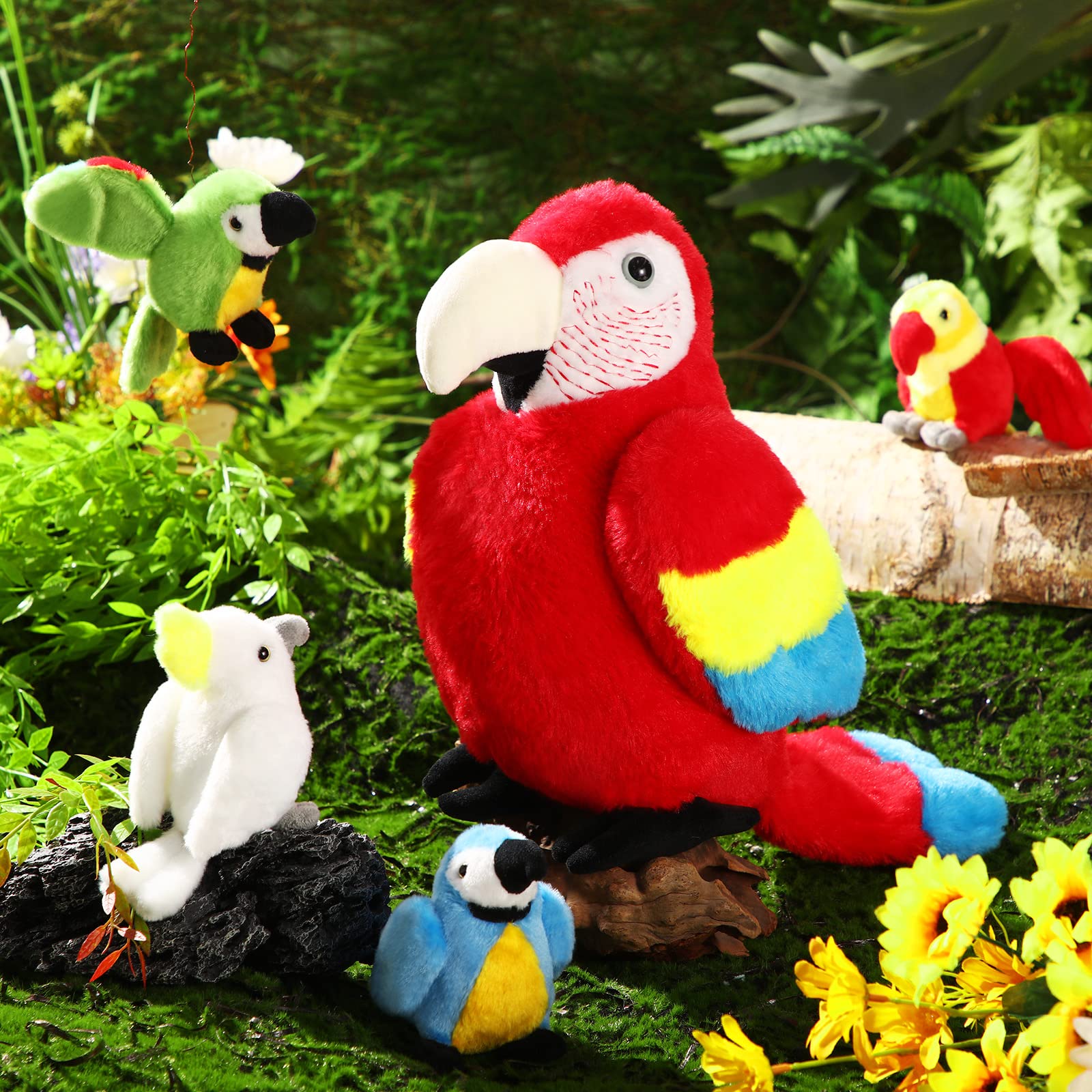 Meooeck baby parrot plush hatchling 4 for comfort and companionship.