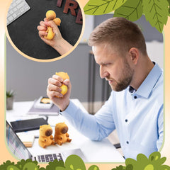 Meooeck capybara fidget ball handheld size ideal for desk use.