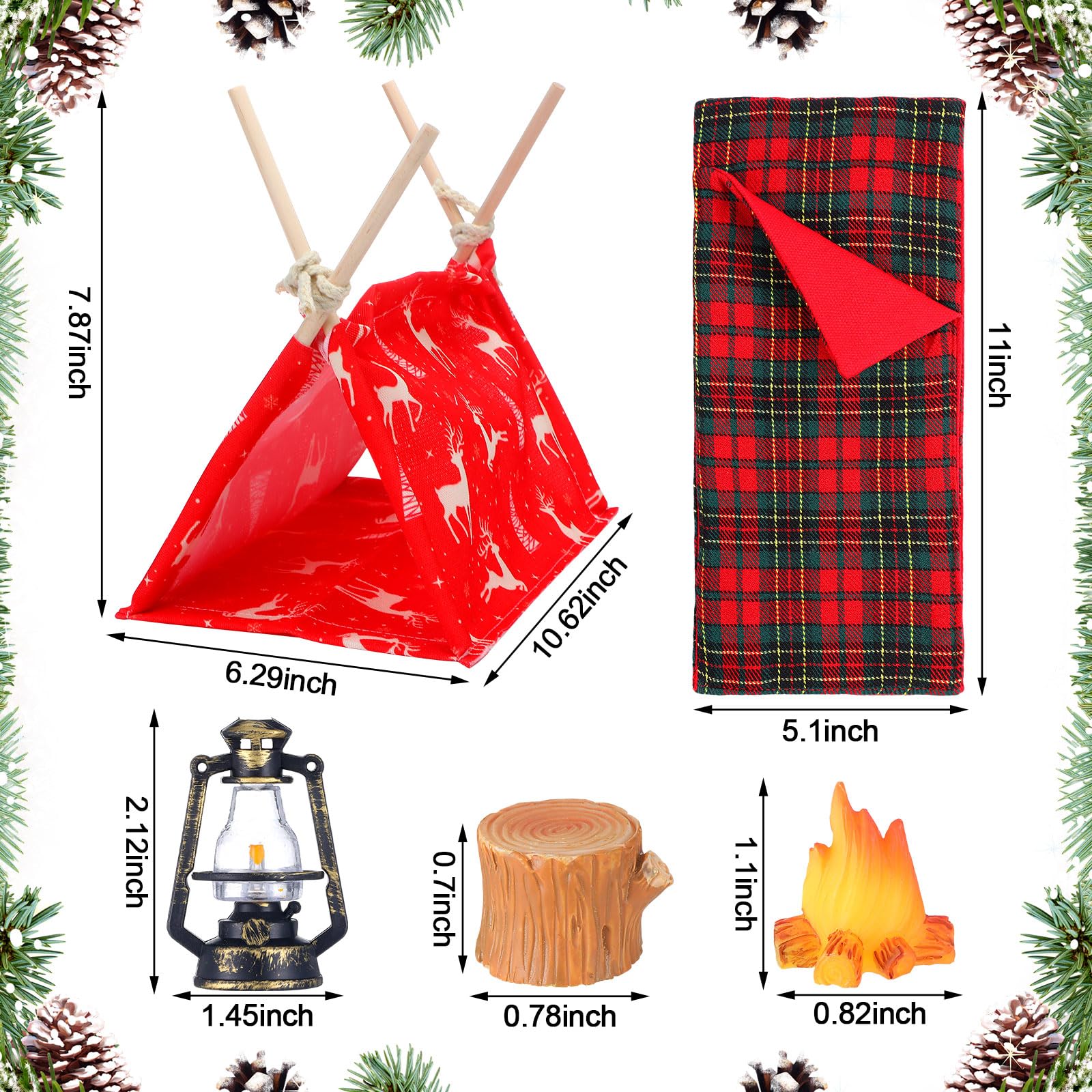Meooeck doll sleeping bag pair adds cozy camping realism