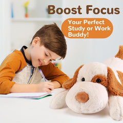 Durable, high-quality materials in the Meowtastic weighted dog plush