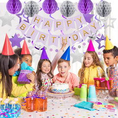 Meowtastic star swirl streamers hang for dynamic party ambiance