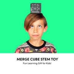 Merge Cube shows sharks in 3D for engaging marine science.