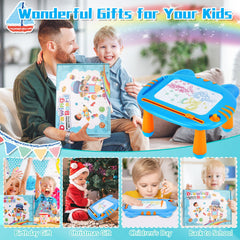 MERGUEZ color zones boost visual engagement during play and drawing.