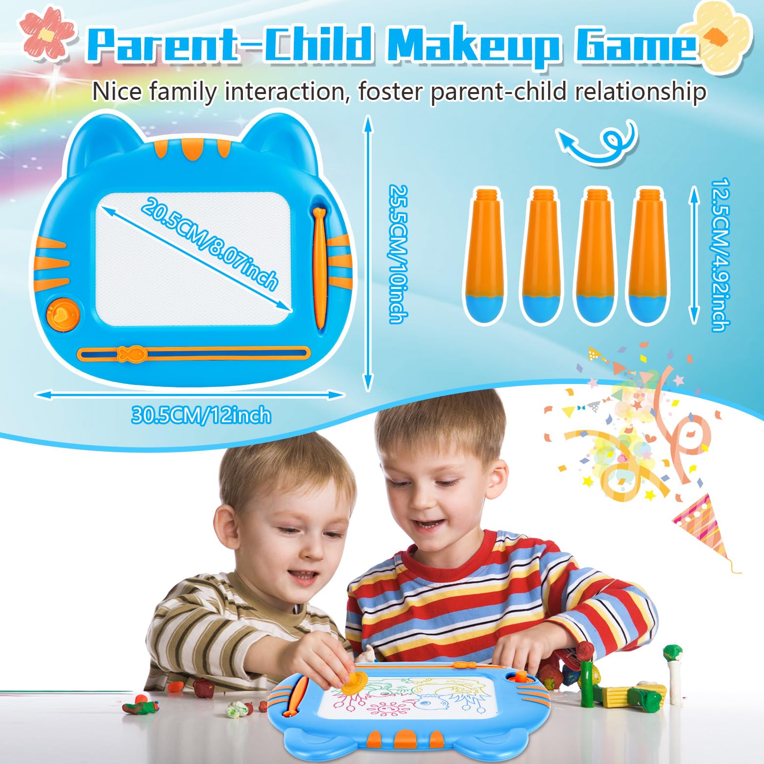 MERGUEZ gift-ready doodle board for 3-6 year olds.
