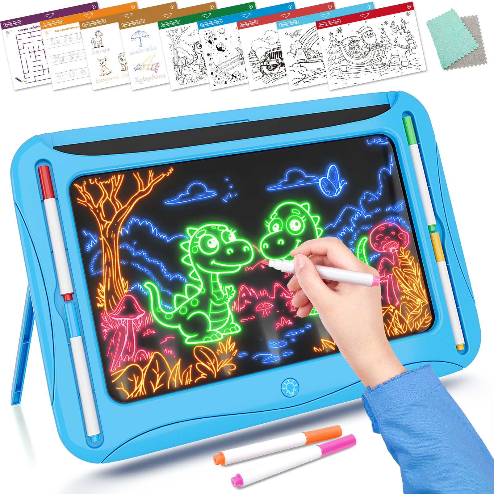 MERGUEZ portable tracing pad for drawing anywhere, anytime.
