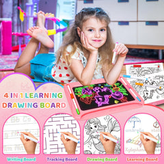 MERGUEZ Six washable markers provide bright colors with easy cleanup.
