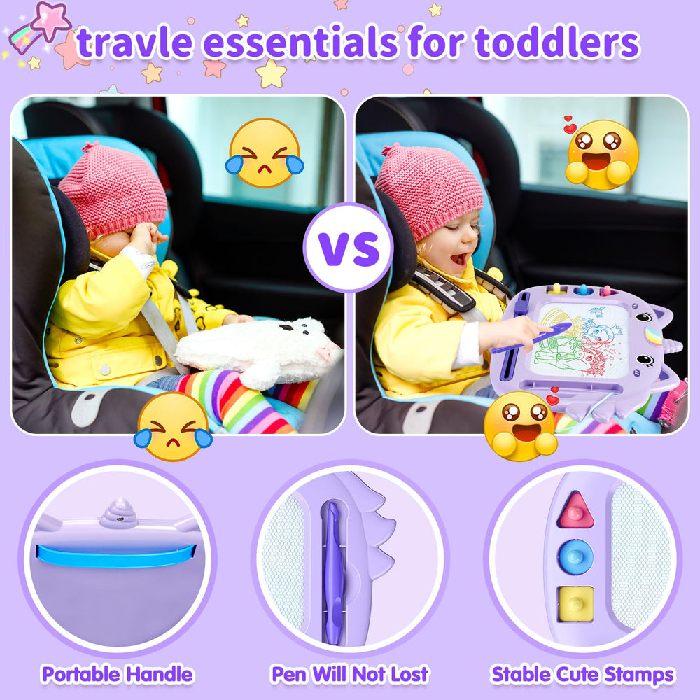 MERGUEZ mess-free doodle board saves paper and promotes creativity.