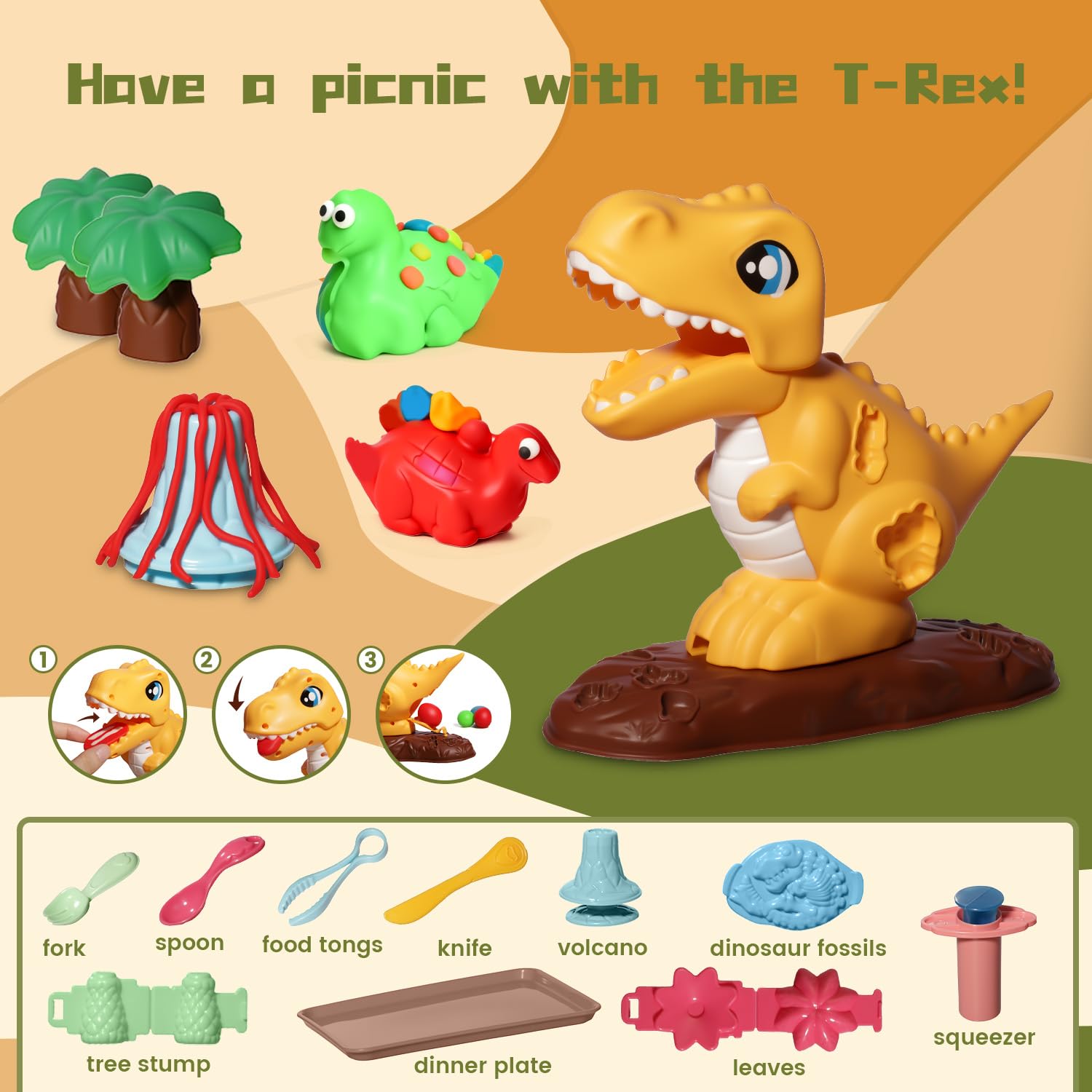 Merimon Jungle dino molds inspire diverse designs