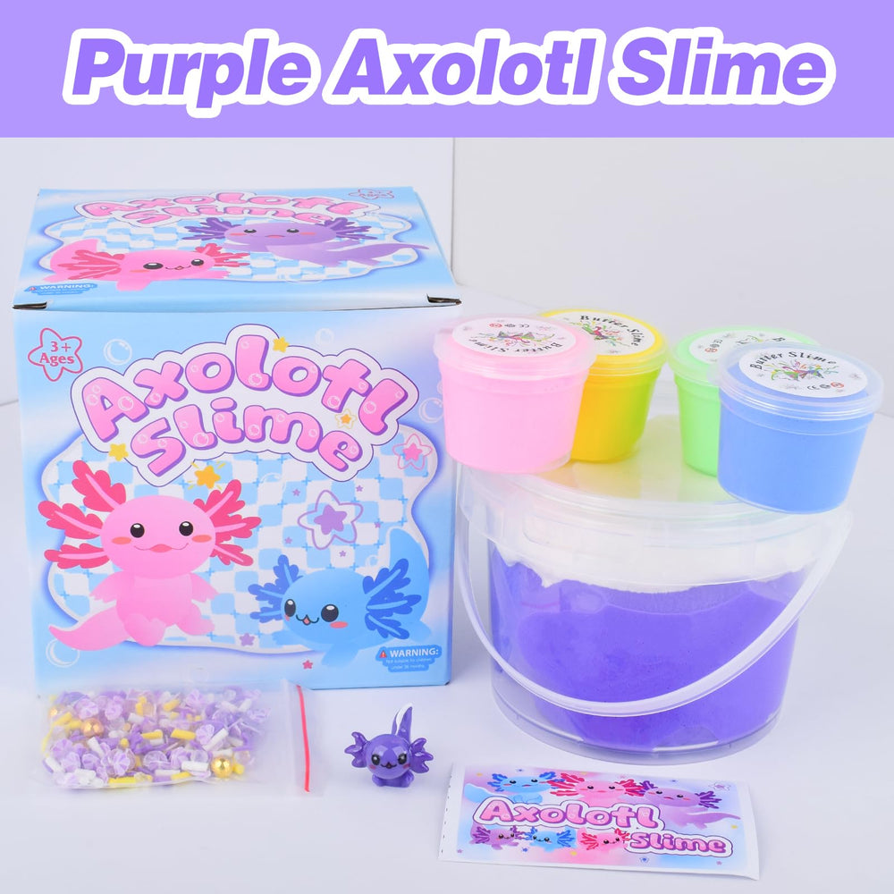 MERMAIDSLIME Axolotl charm with colors adds cute detail for imaginative slime play.