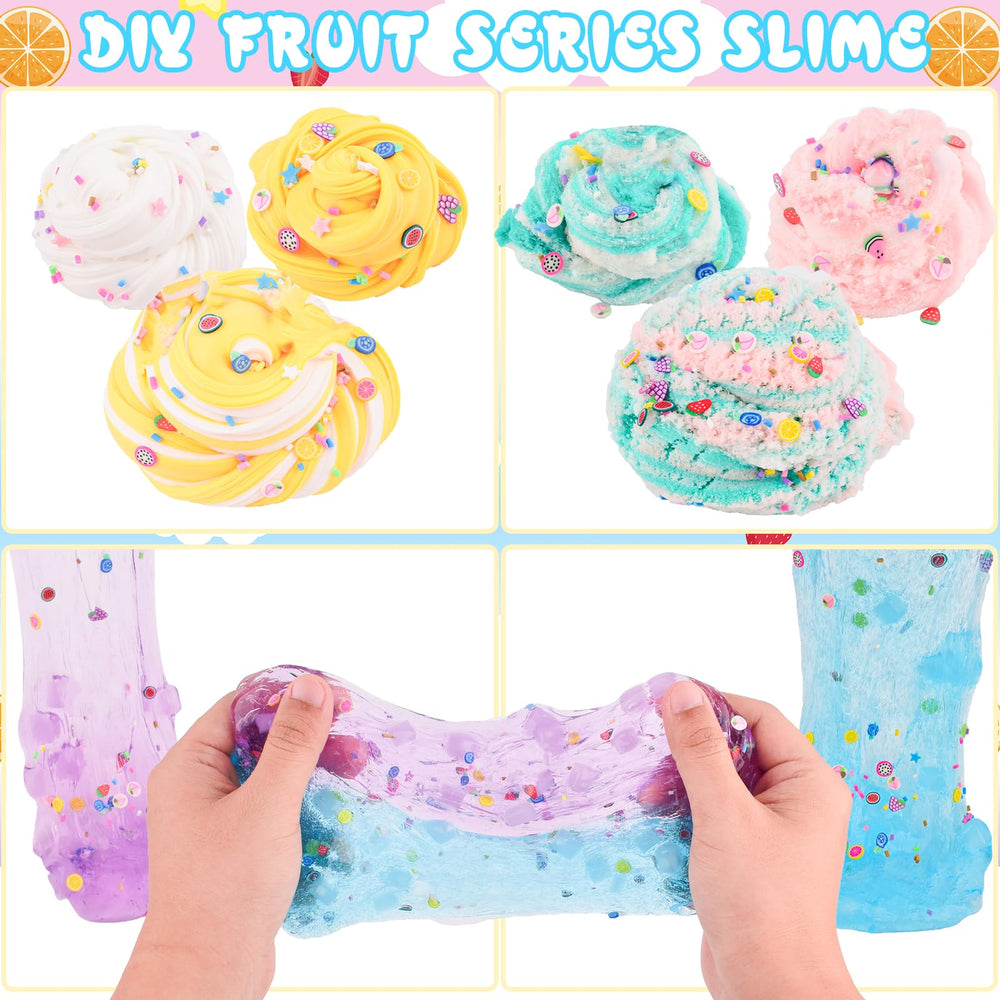 MERMAIDSLIME green watermelon cloud slime 60ml soft stretches for sensory fun.