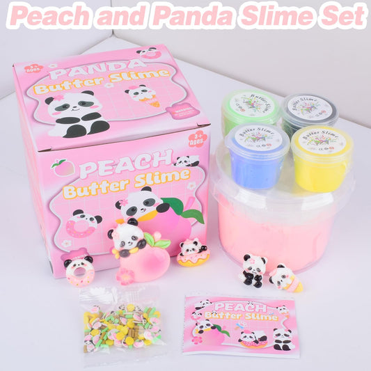 MERMAIDSLIME panda charms and slime add-ins for creative play.
