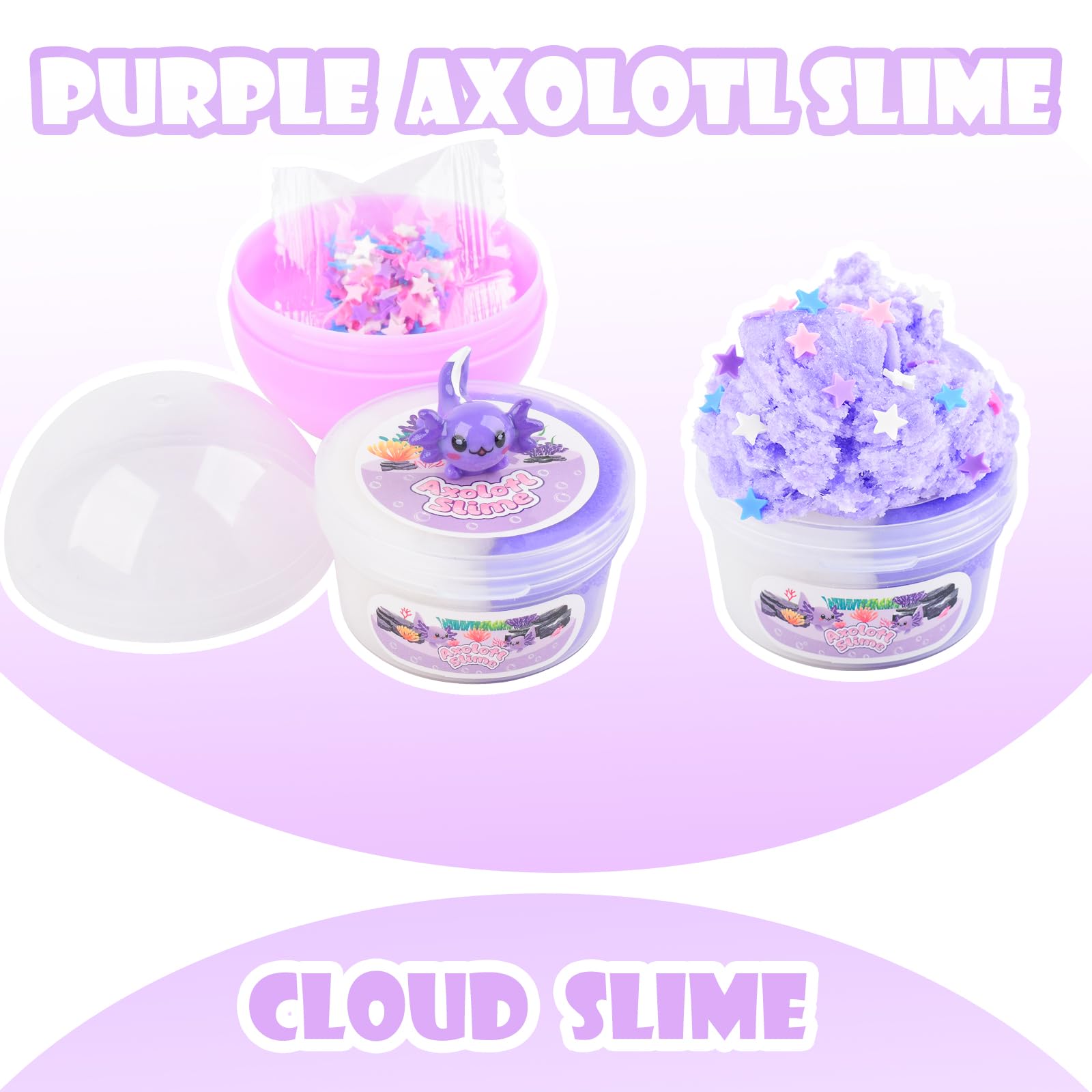 MERMAIDSLIME party favor packaging display ideal classroom reward.