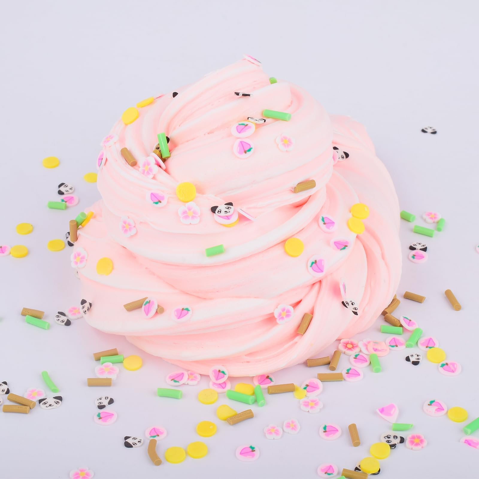 MERMAIDSLIME scented slime adds peach aroma to play.