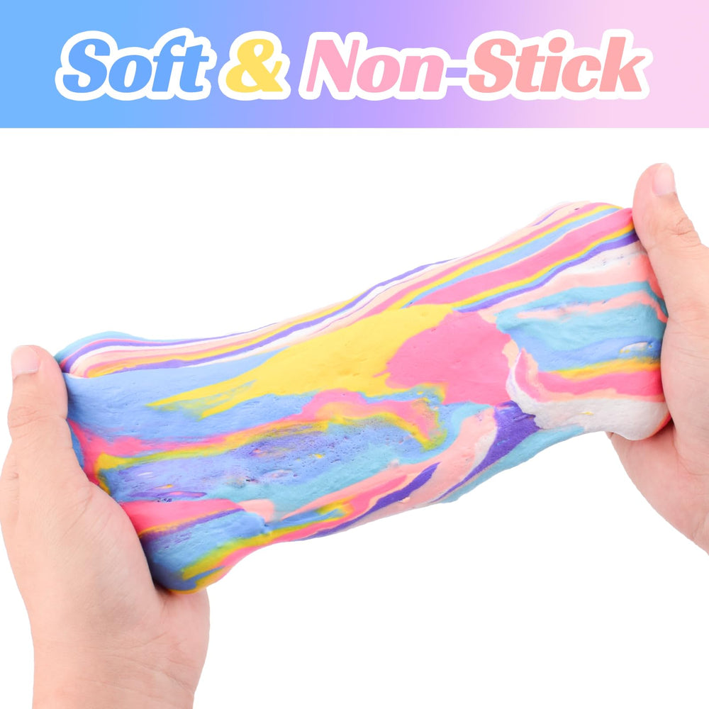 MermaidSlime butter slime kit dragon fruit scented with vibrant texture
