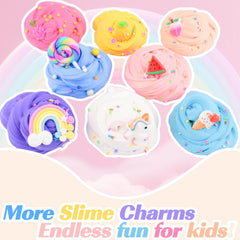 MermaidSlime butter slime kit rainbow charms enhance creative play