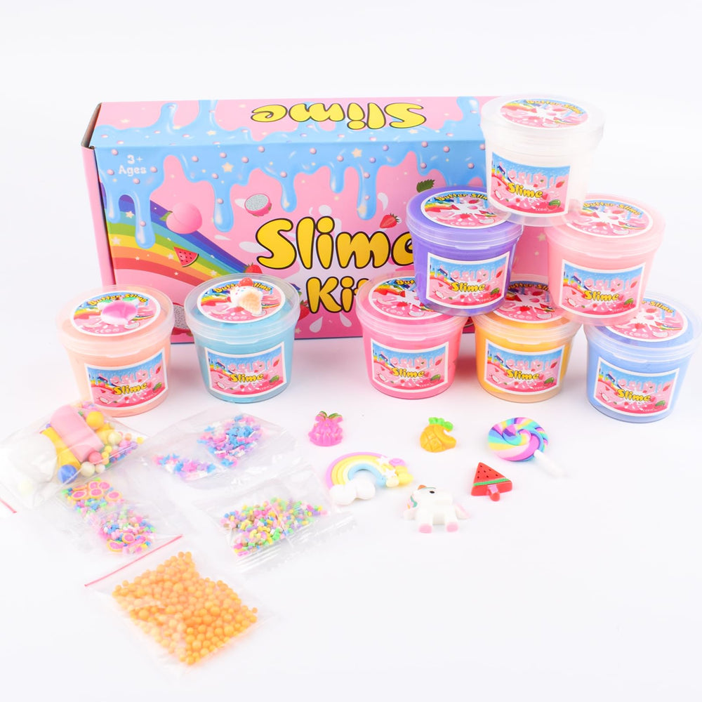 MermaidSlime butter slime kit unicorn charms add visual fun to slime