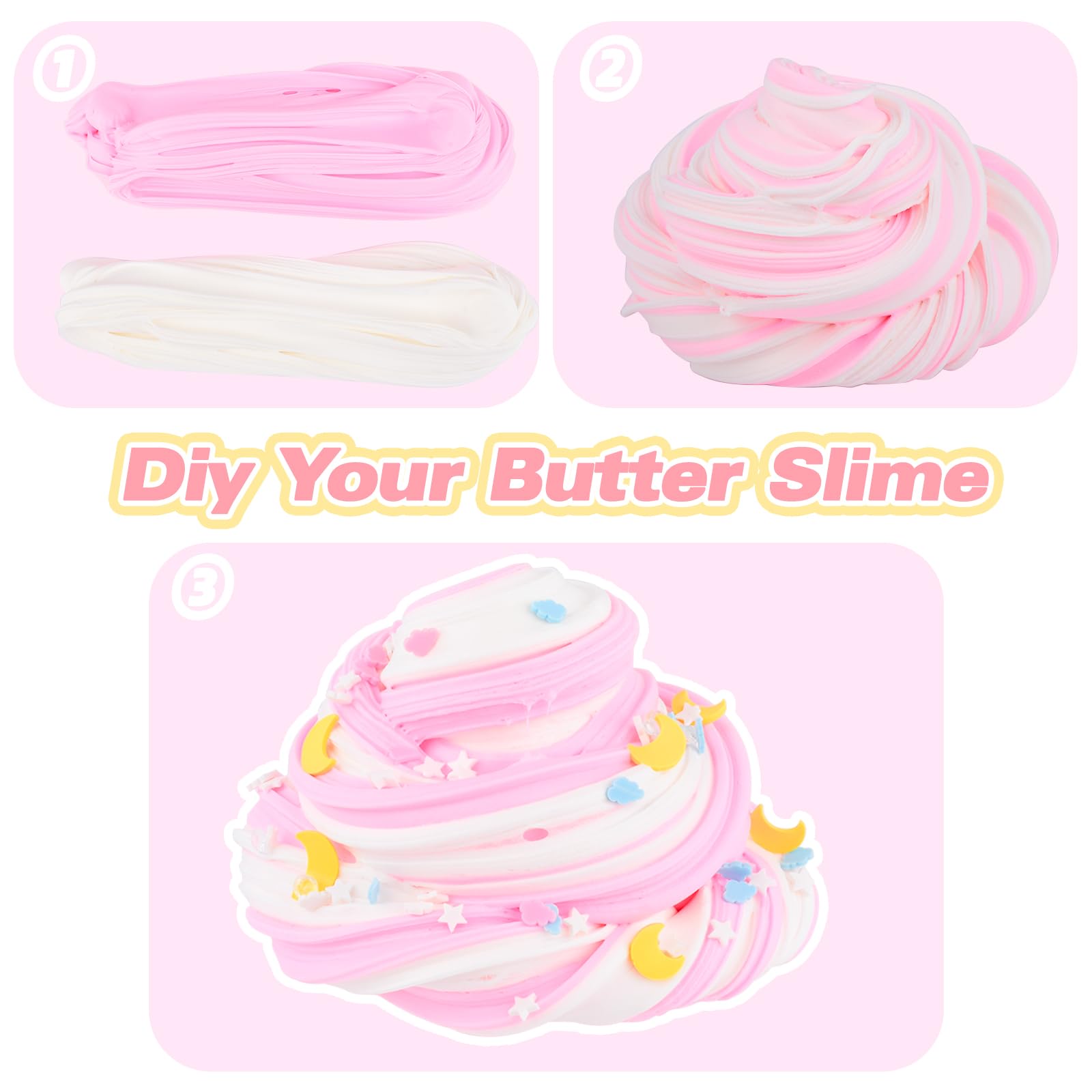 MERMAIDSLIME Cute sticker sheet to personalize slime fun.