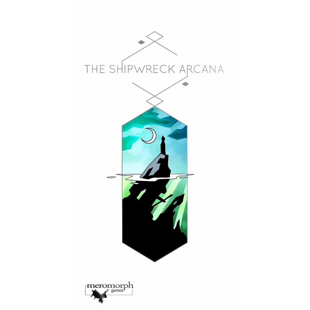 Meromorph Games Shipwreck Arcana cards spread for dynamic, arcane deductions.