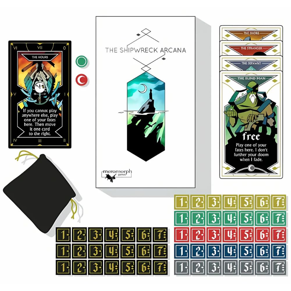 Meromorph Games Shipwreck Arcana clock advances toward dawn, building tension.