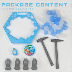 Meroqeel Save Penguin Break Ice: eight-area spinner adds interactive decision-making during play.