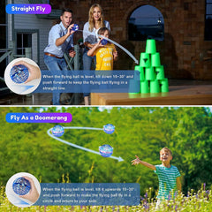 MERRYHOME Flying Ball Toy red handheld control, easy to learn and enjoy.