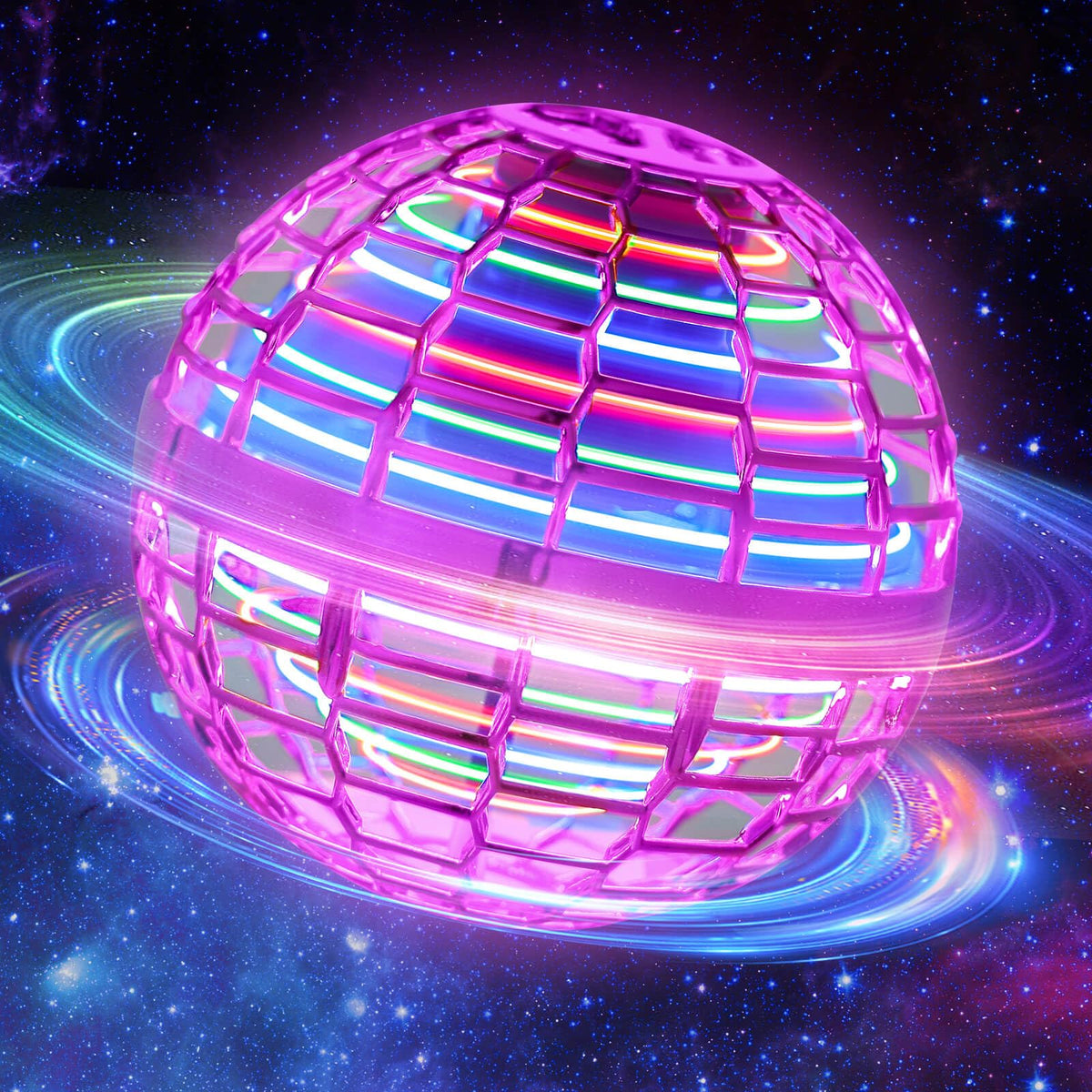 MERRYHOME flying orb ball toy showcases hover action for indoor imaginative play.