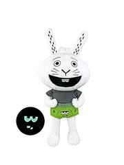 Jasper Rabbit plush close-up of soft fabric and plush texture