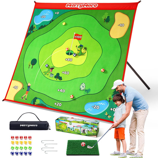 MerryMove 6-angle adjustable chipping mat for versatile home practice.