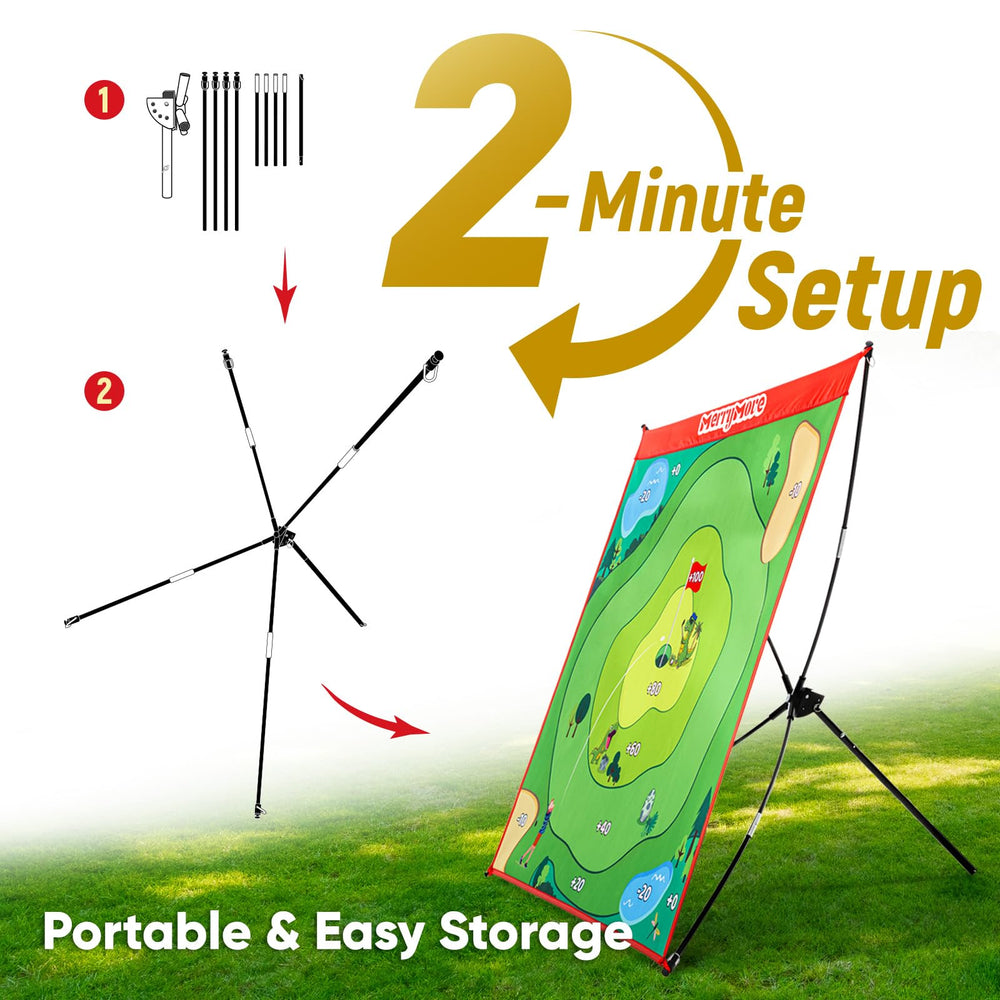 MerryMove backyard-safe design for casual practice sessions.