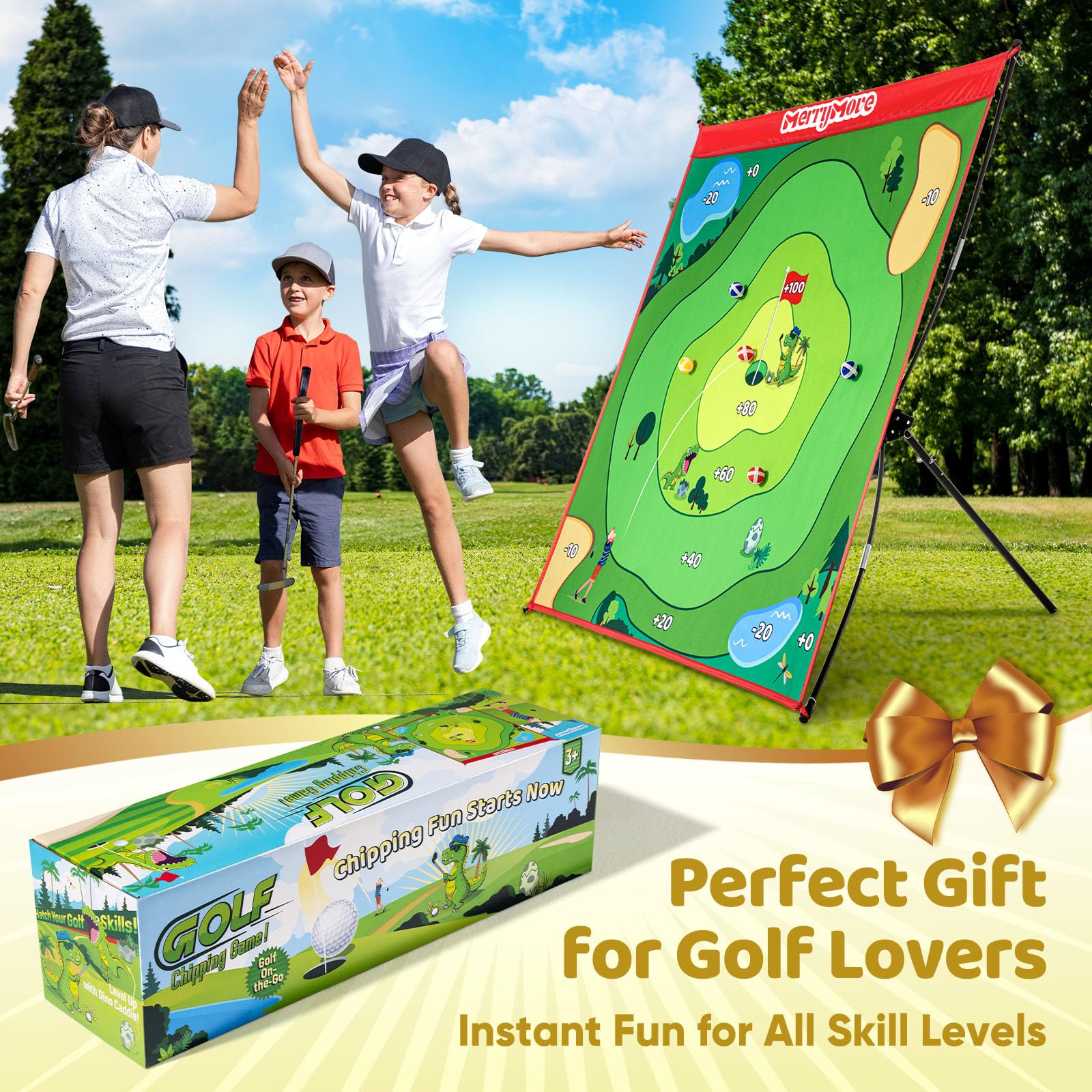MerryMove gift for dads and grads sparks golf memories.