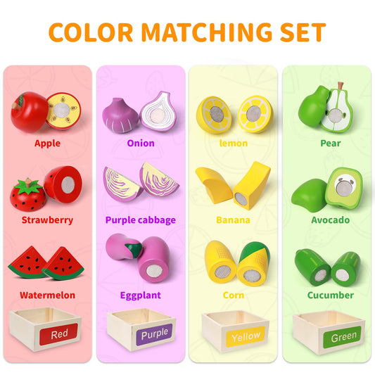 MerryPony purple vegetables box supports color recognition and stacking discovery.