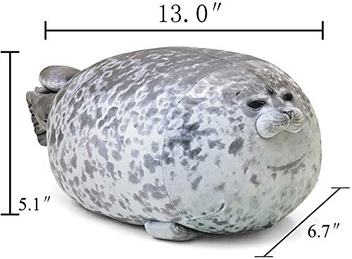 MerryXD Chubby Seal Pillow close-up fabric showing skin-friendly material