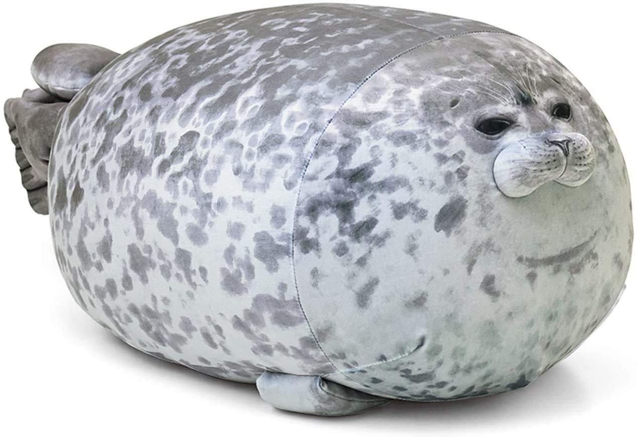 MerryXD Chubby Seal Pillow viewed full front for cozy cuddle appeal.