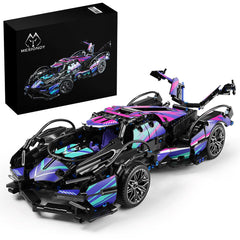 Mesiondy 1:14 race car model front view for display and play