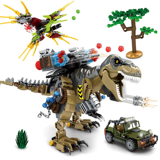 Mesiondy dinosaur park world box, premium packaging and gift-ready presentation.