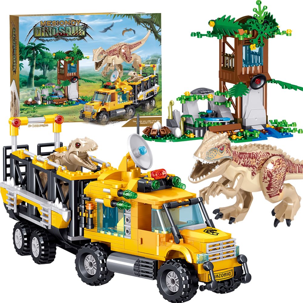 Mesiondy dinosaurs-building-blocks-set: colorful bricks for imaginative construction play and learning