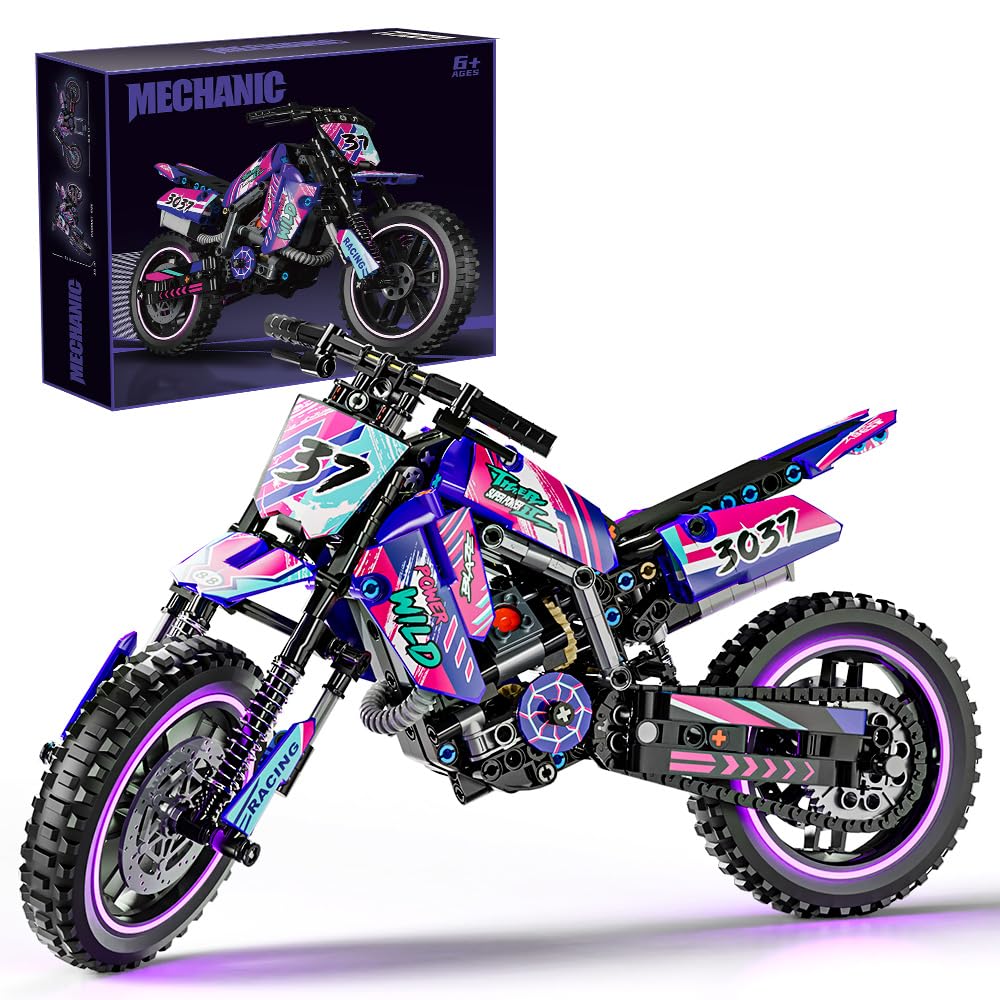 Mesiondy motorcycle model-assembly showcases clean lines for an enjoyable build.