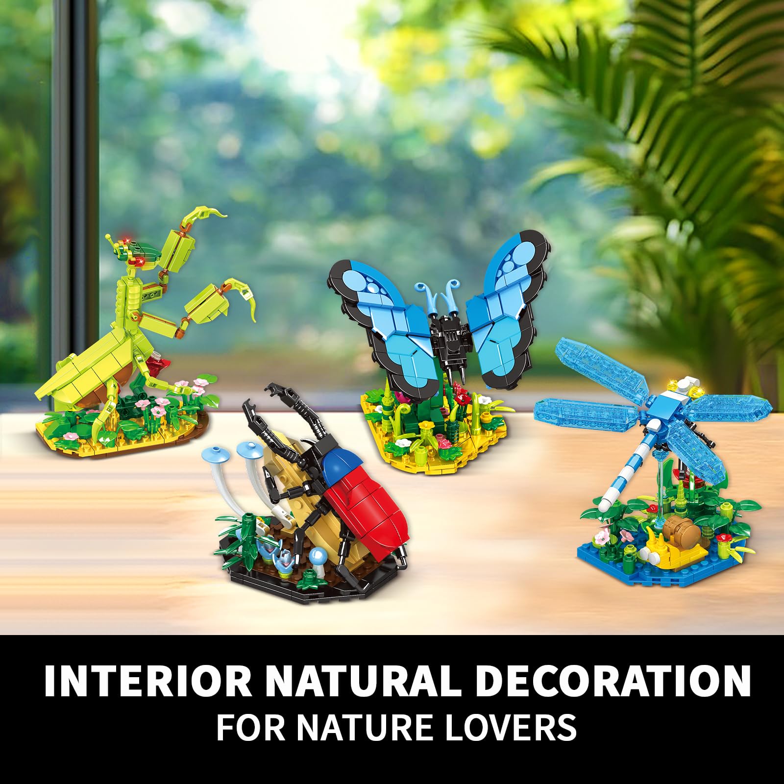 Mesproud Mantis arms invite motion and imaginative learning.