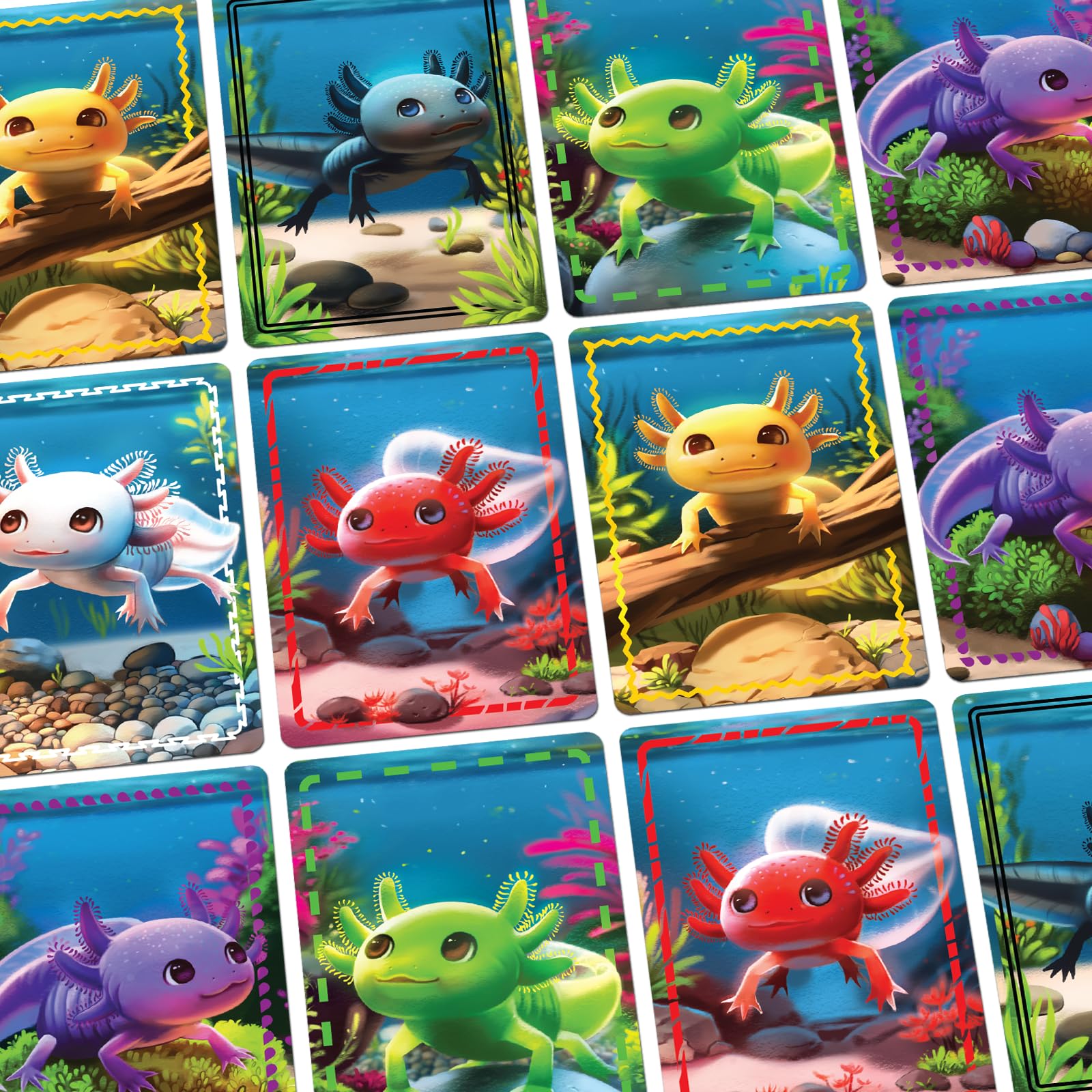 Messy Table Games A Lotta Axolotls showcases two-play modes for flexible play