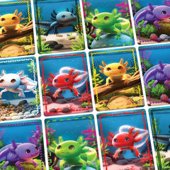 Messy Table Games A Lotta Axolotls showcases two-play modes for flexible play