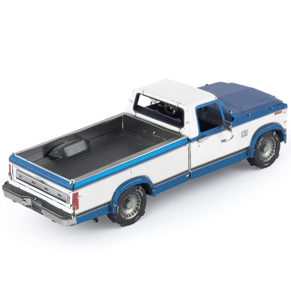 Metal Earth display-ready Ford F-150 model to showcase on a shelf