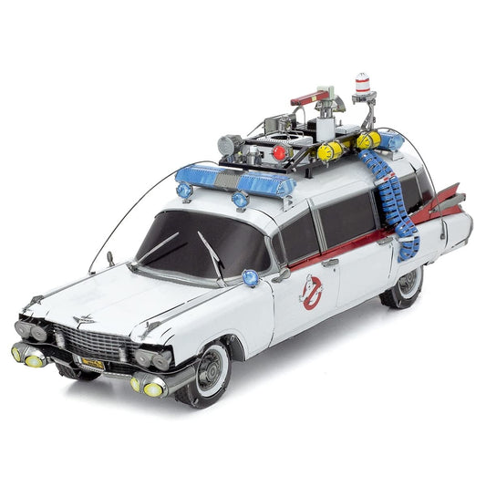 Metal Earth Ecto-1 Ghostbusters cover shows a premium display-ready design.