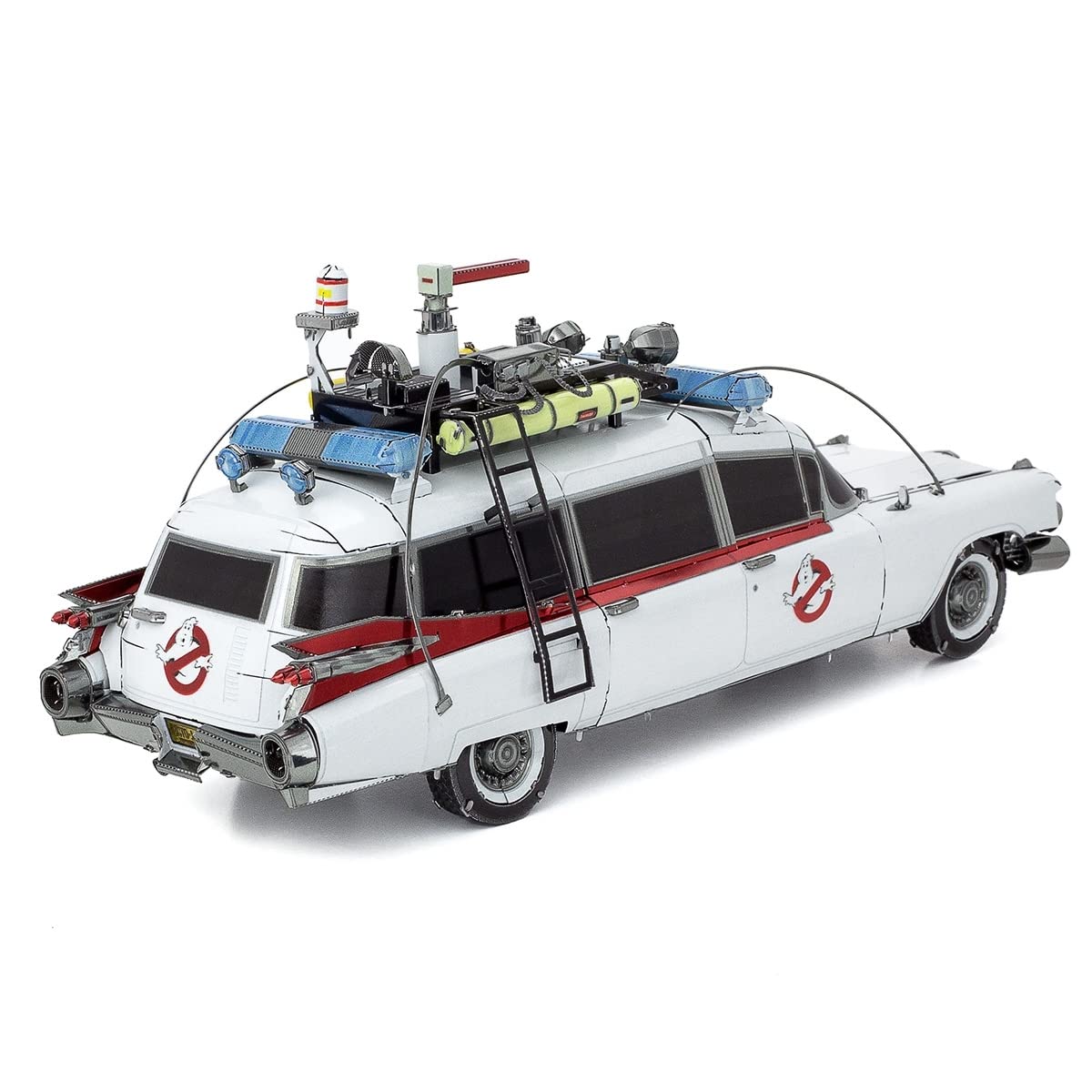 Metal Earth Ecto-1 Ghostbusters illustrated instructions guide a clear assembly.