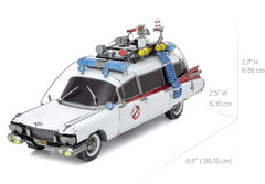 Metal Earth Ecto-1 Ghostbusters unassembled sheets are ready for clipping and shaping.